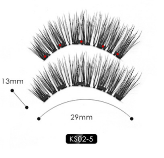 Natural Long Lasting Magnetic Liquid Eyeliner & Magnetic False Eyelashes & Tweezer Set Make up Set